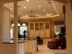Custom Built Coffer Ceiling
